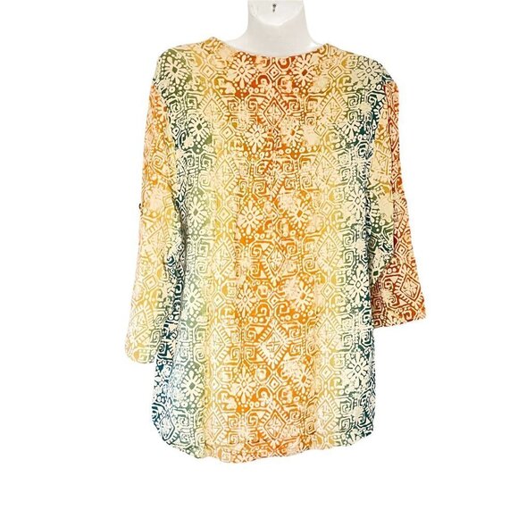 AVEC Bohemian Peasant Top - Picture 3 of 8